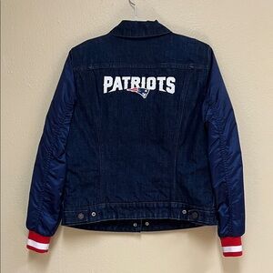 Levi's Dark Blue Denim Jacket with Navy Sleeves